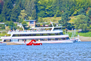 Schiff fahren auf dem Edersee